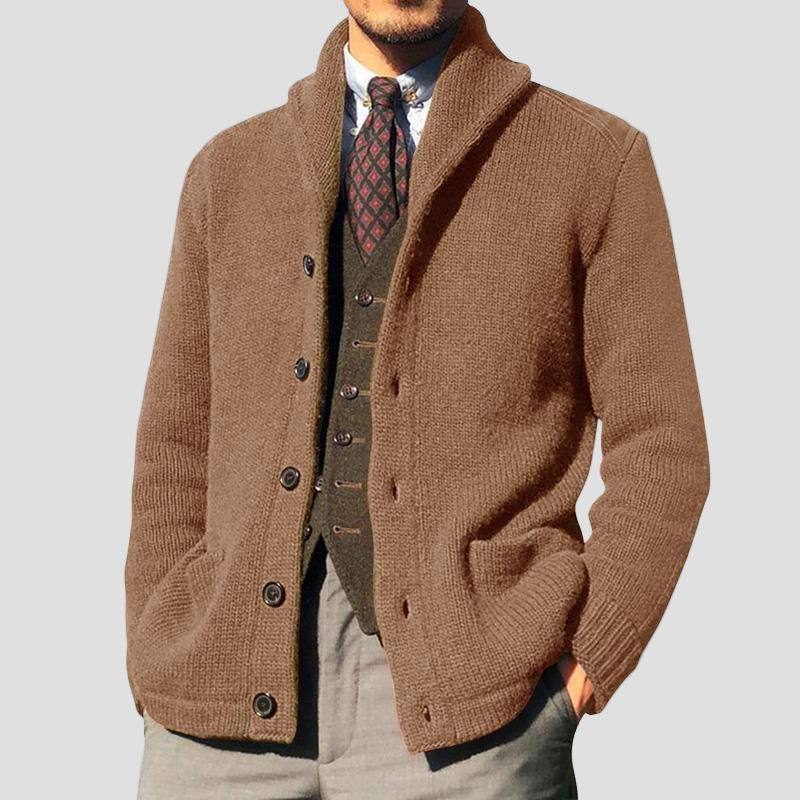 Solid Knitted Cardigan