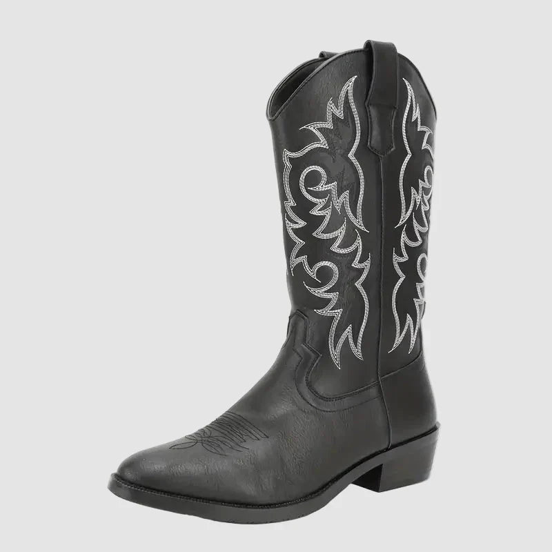 Men’s Leather Western Cowboy Boots