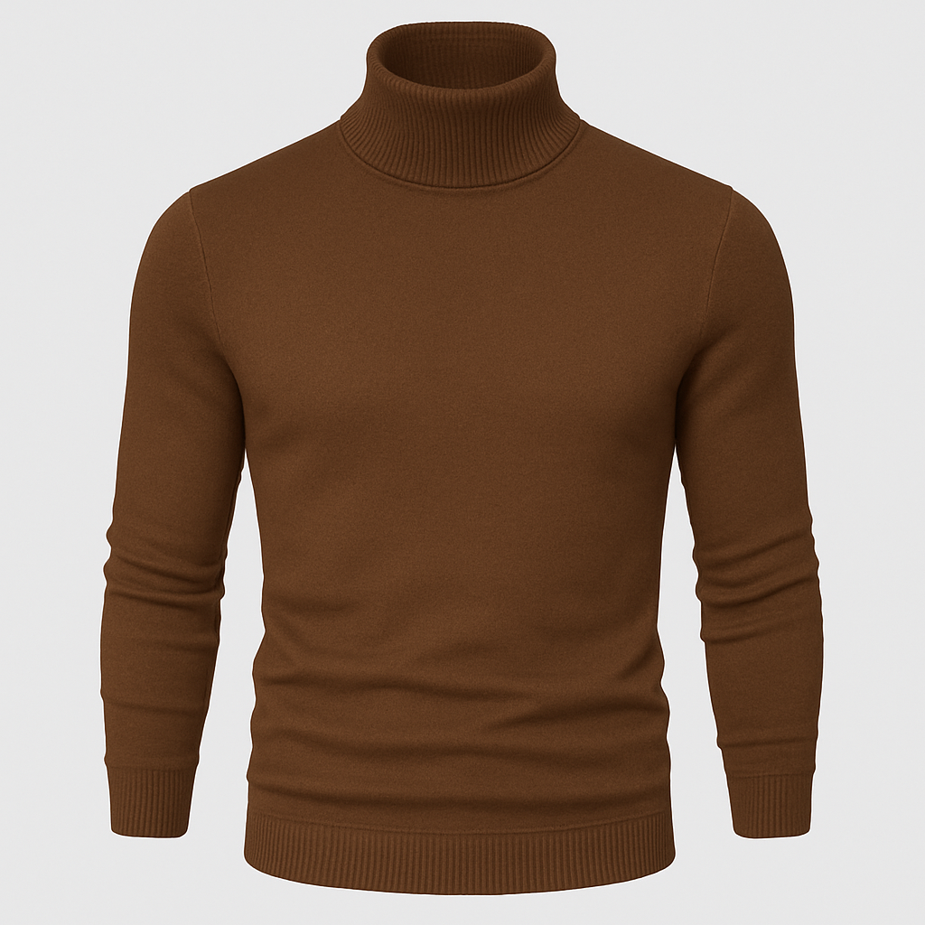 Classic Men’s Turtleneck Knit – Soft Warm Sweater