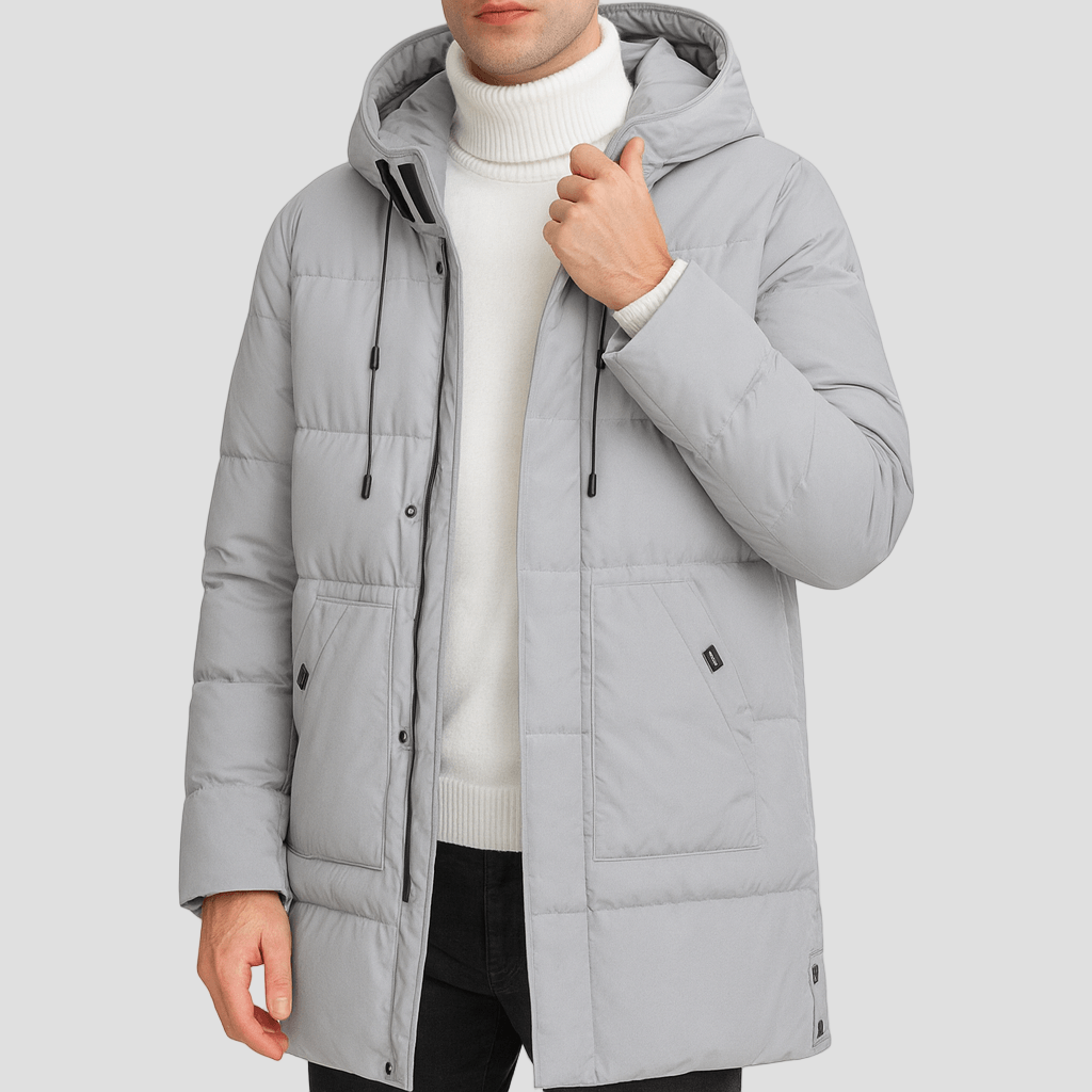 Long Men’s Down Winter Coat