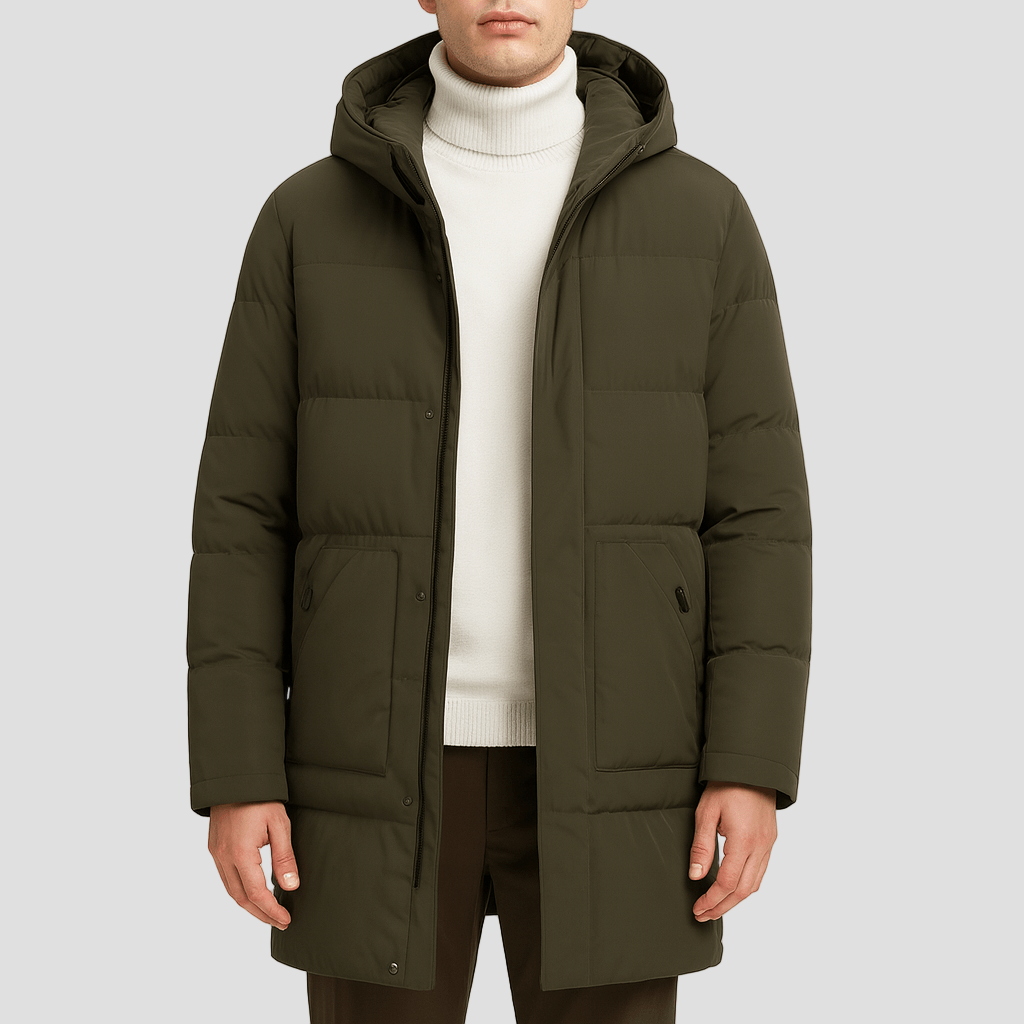 Long Men’s Down Winter Coat