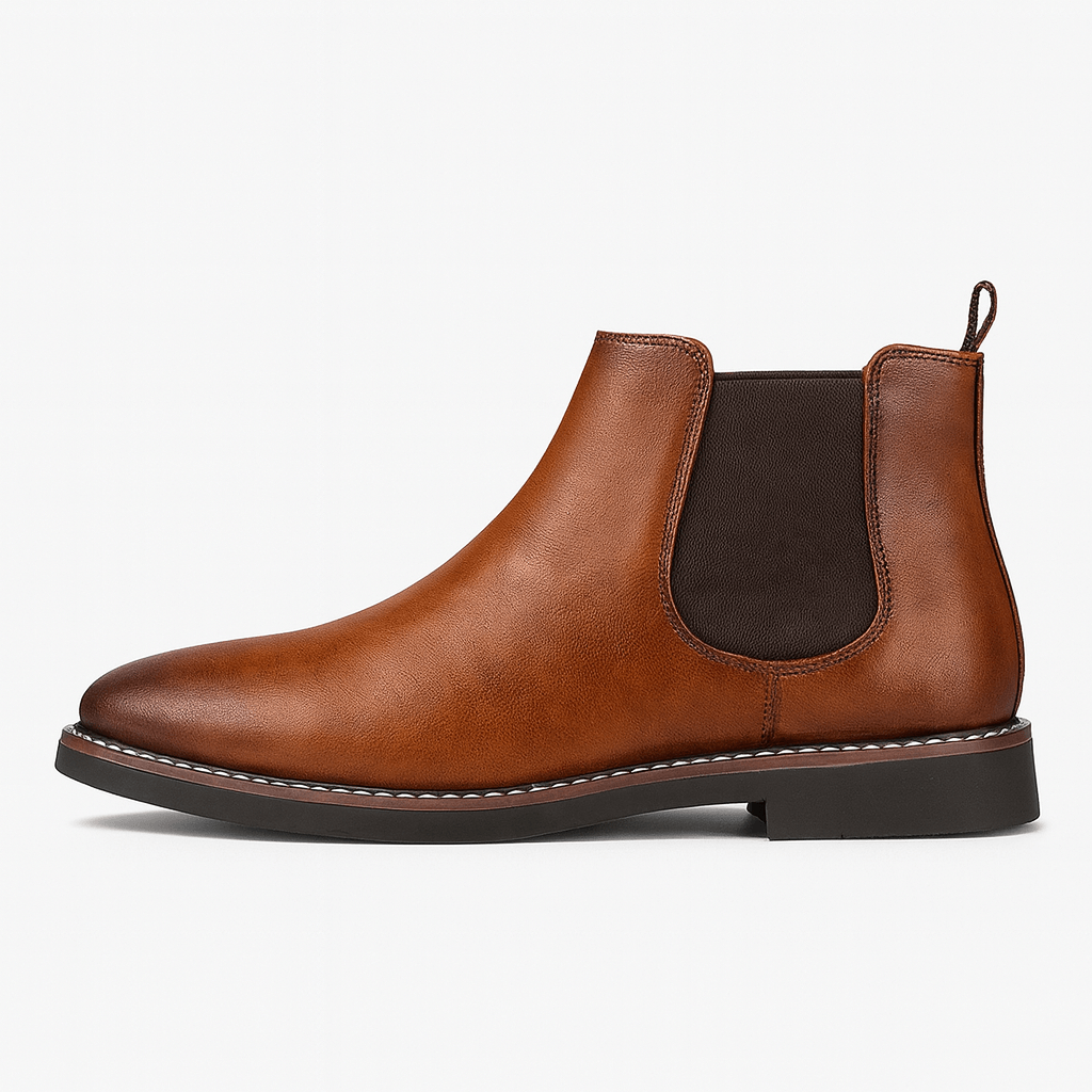 Men’s Waterproof Leather Chelsea Boots
