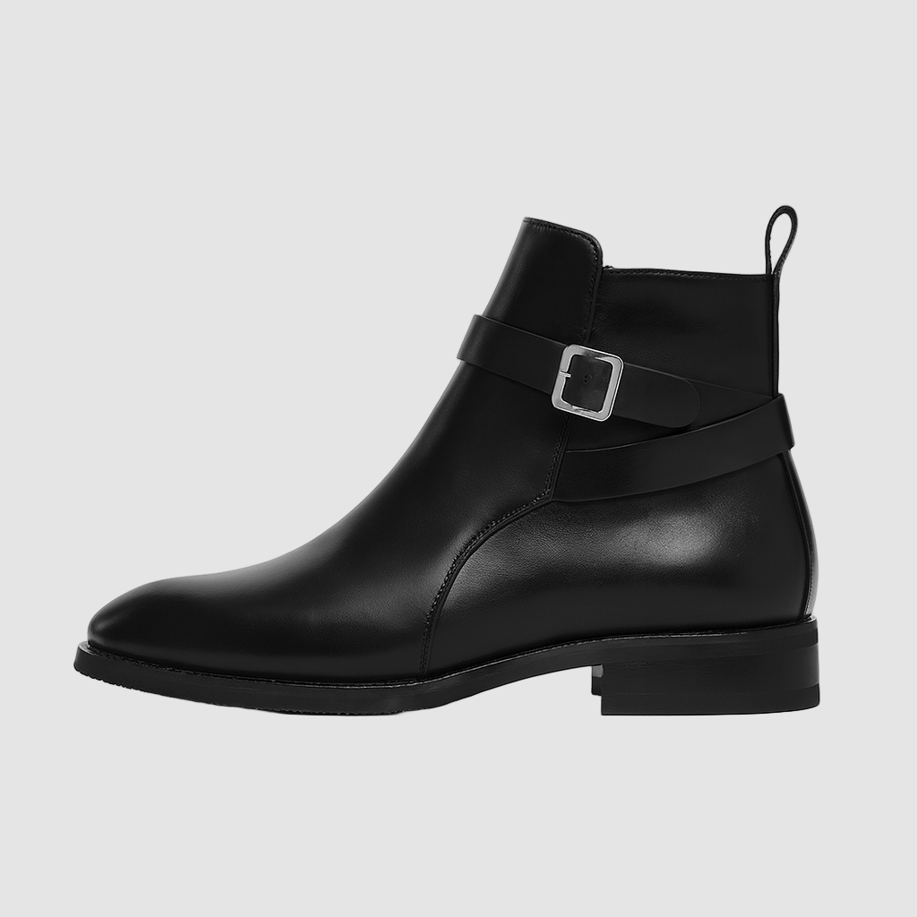 Men’s Zip-Up Leather Boots