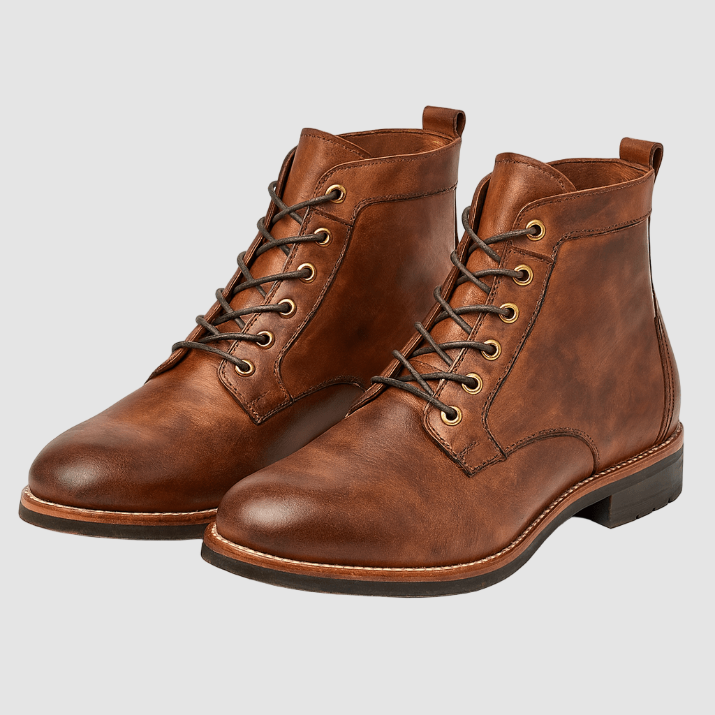 Men’s Leather Lace-Up Boots
