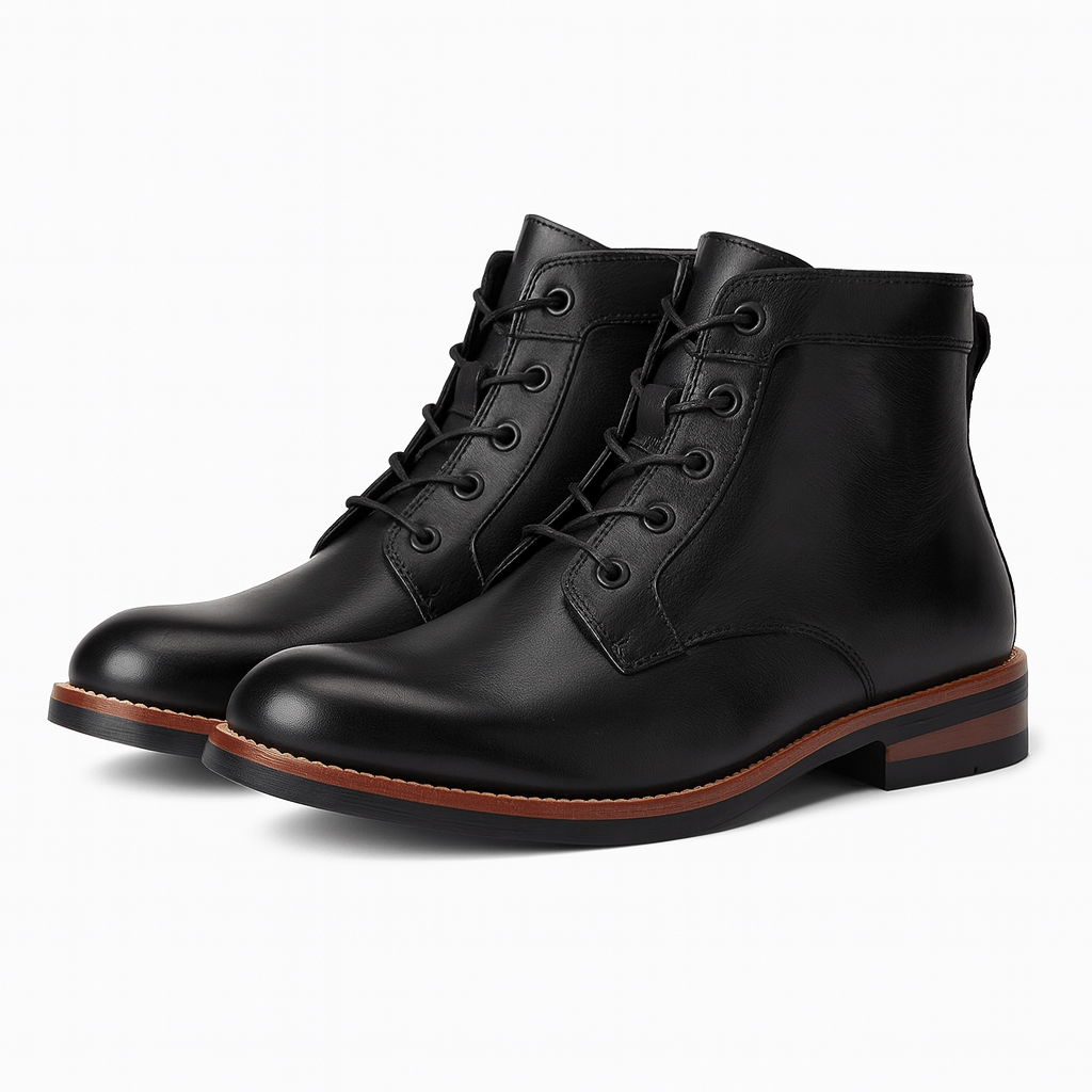 Men’s Leather Lace-Up Boots