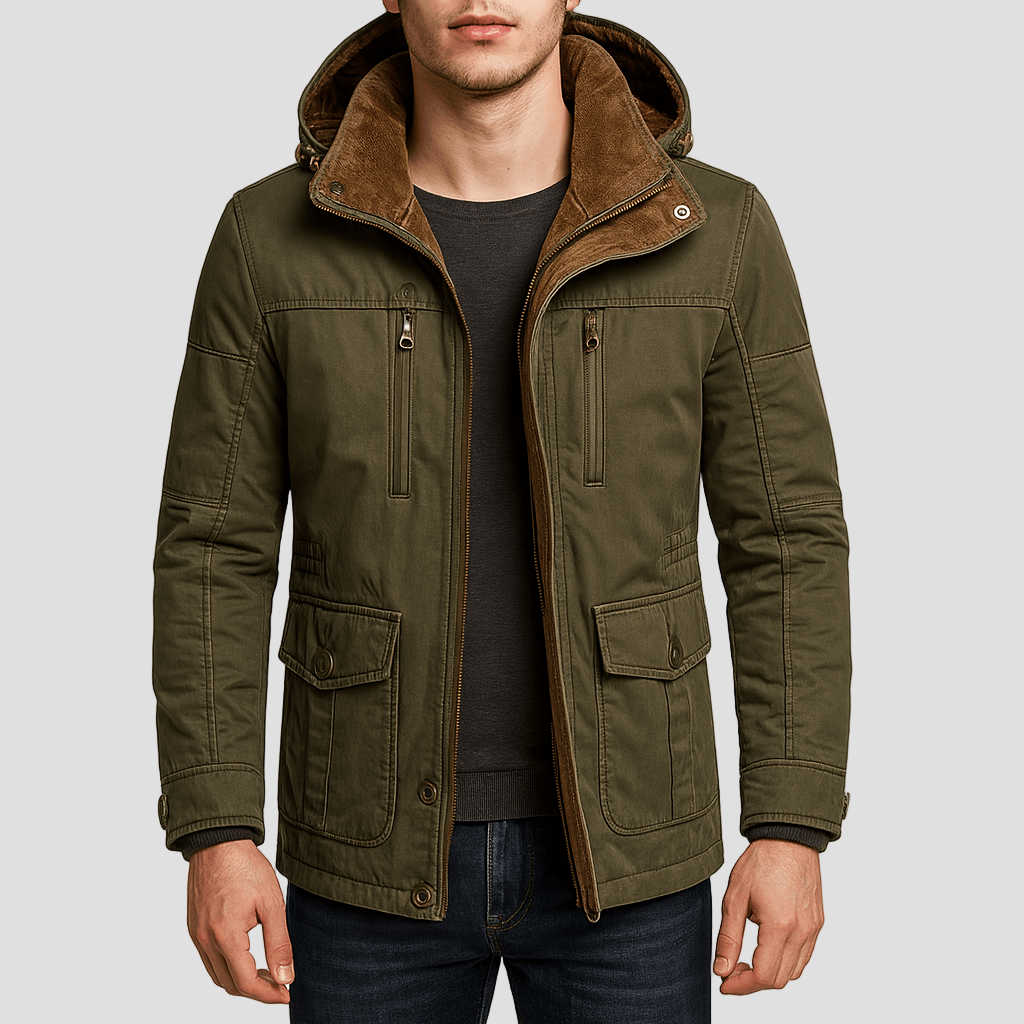 Men’s Winter Parka with Hood