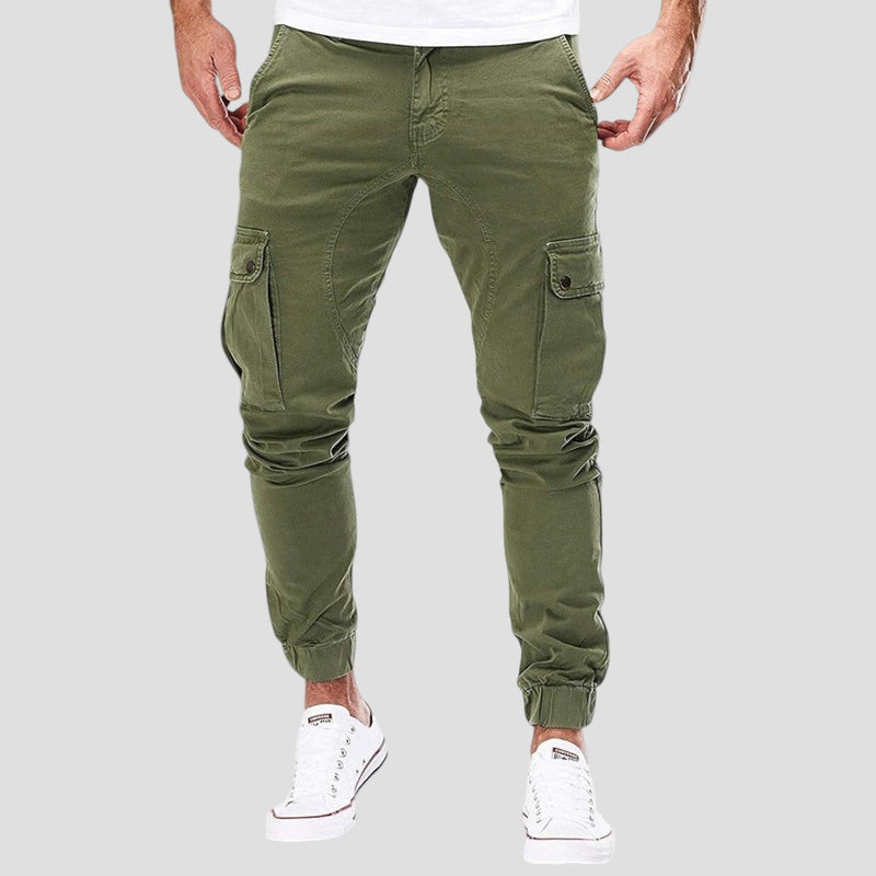 Men’s Cargo Trousers with Elastic Cuffs – Jogger Fit