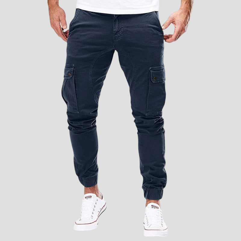 Men’s Cargo Trousers with Elastic Cuffs – Jogger Fit