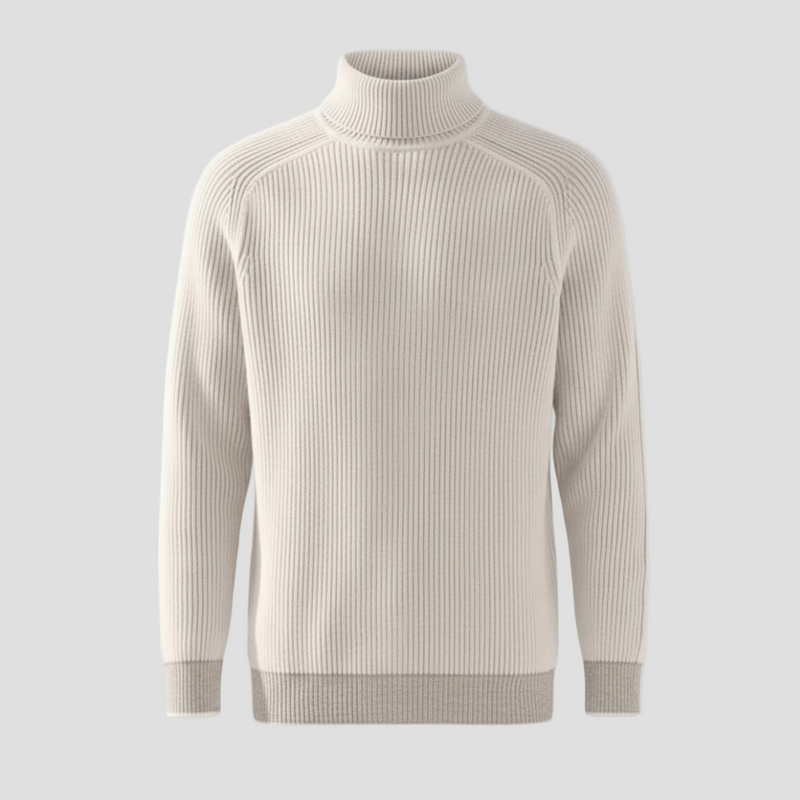 Elegant Men’s Cashmere Turtleneck Sweater