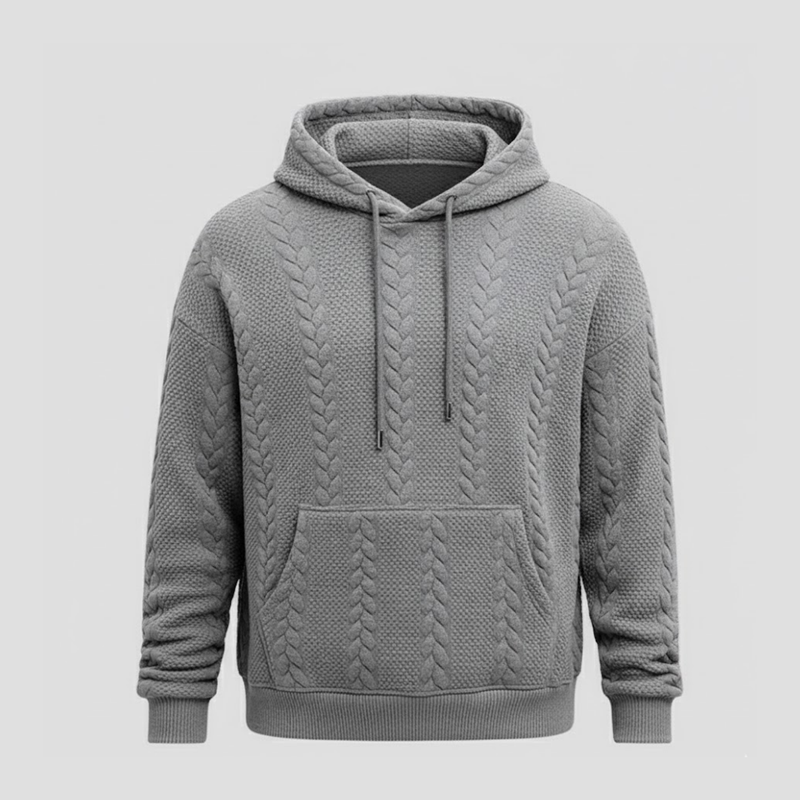 Men’s Printed Hoodie with Kangaroo Pocket
