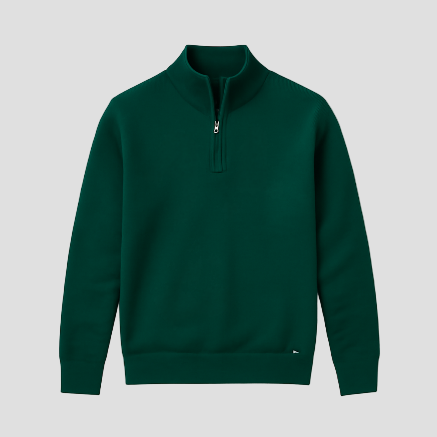 Slim-Fit Men’s Quarter-Zip Sweater