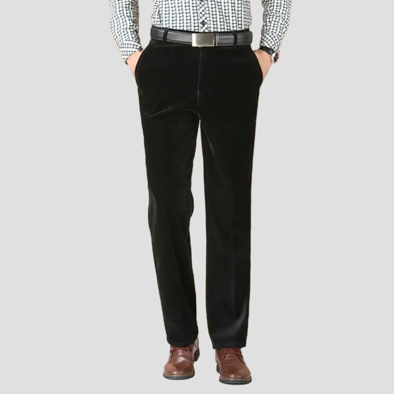 Men’s Slim Corduroy Trousers – Soft Textured Design