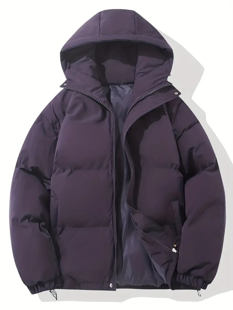 Men’s Quilted Hooded Puffer Jacket