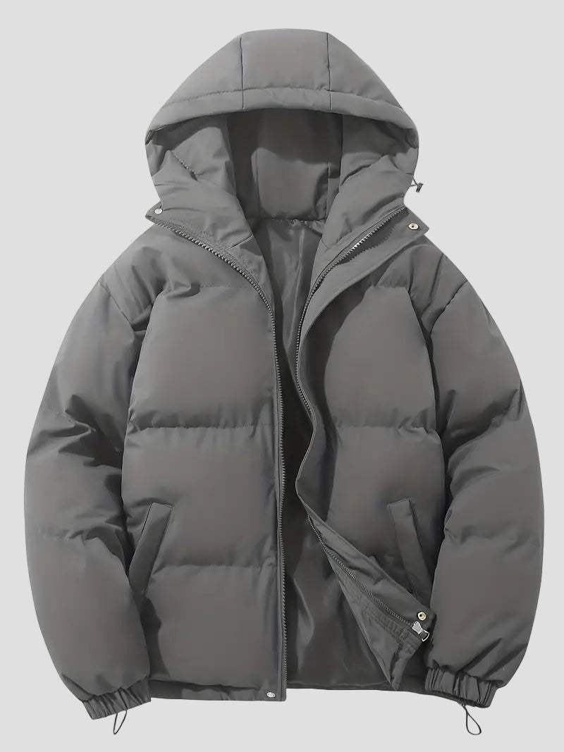 Men’s Quilted Hooded Puffer Jacket