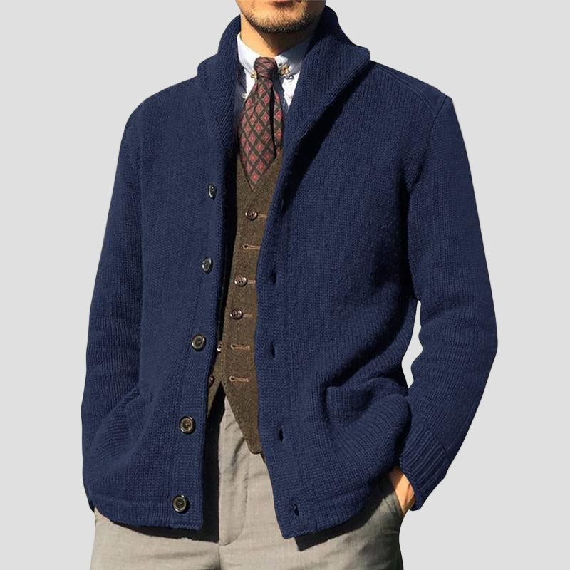 Solid Knitted Cardigan