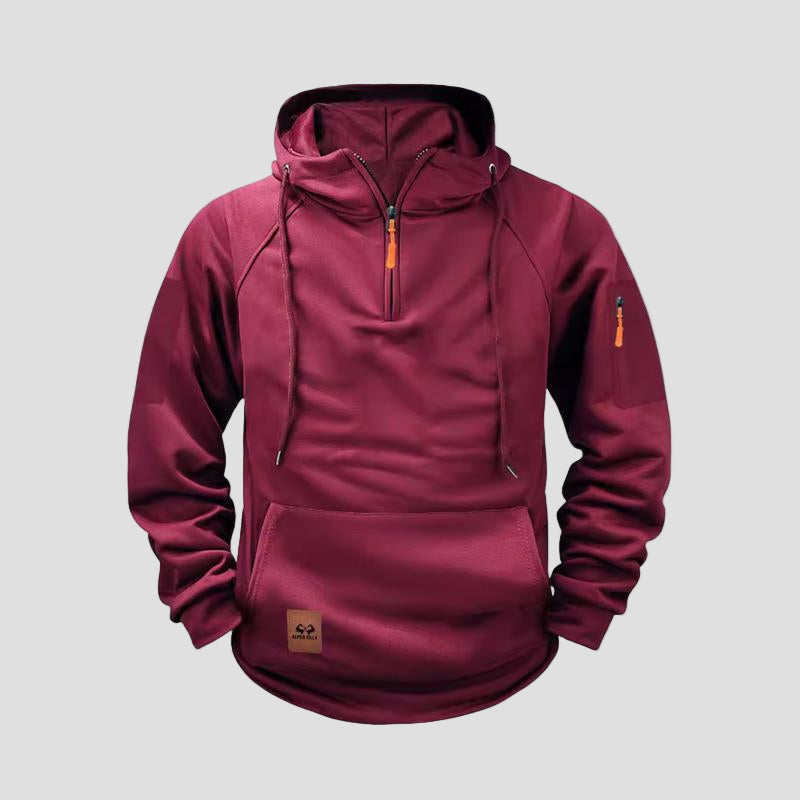 Men’s Knitted Zip-Up Hoodie