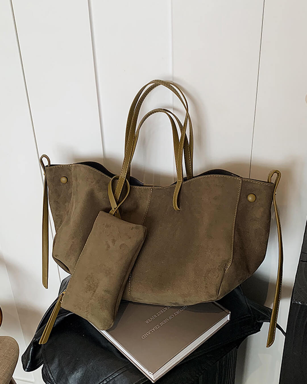 Adriana Suede Tote Bag