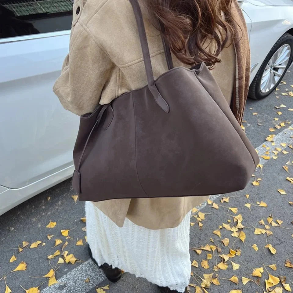 Amara Suede Handbag