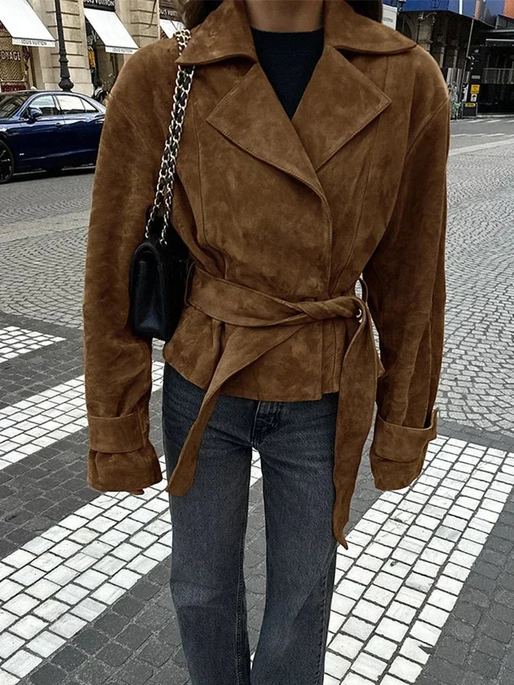 Ariah Retro Suede Jacket