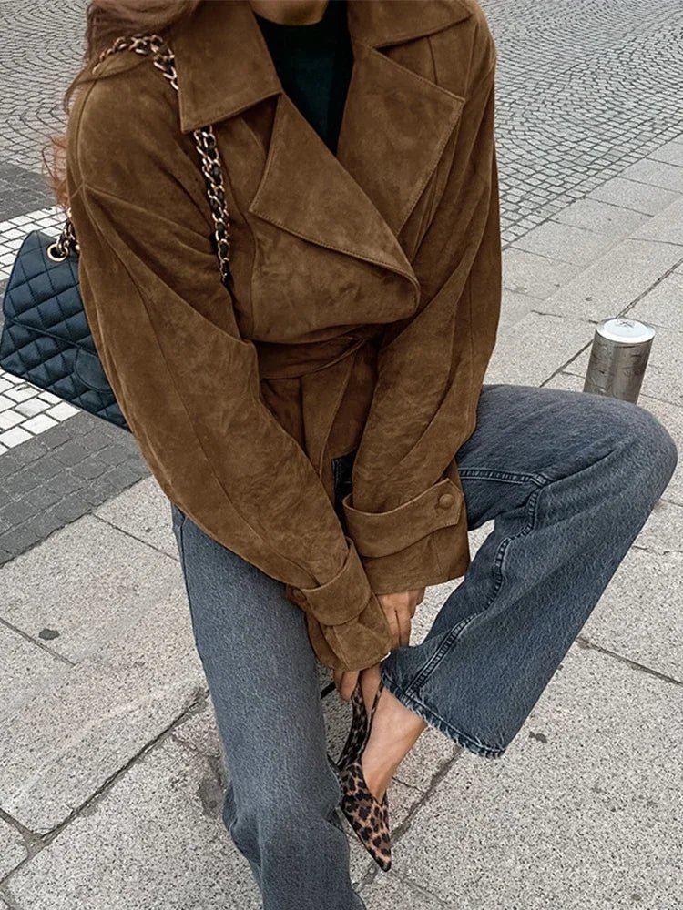 Ariah Retro Suede Jacket