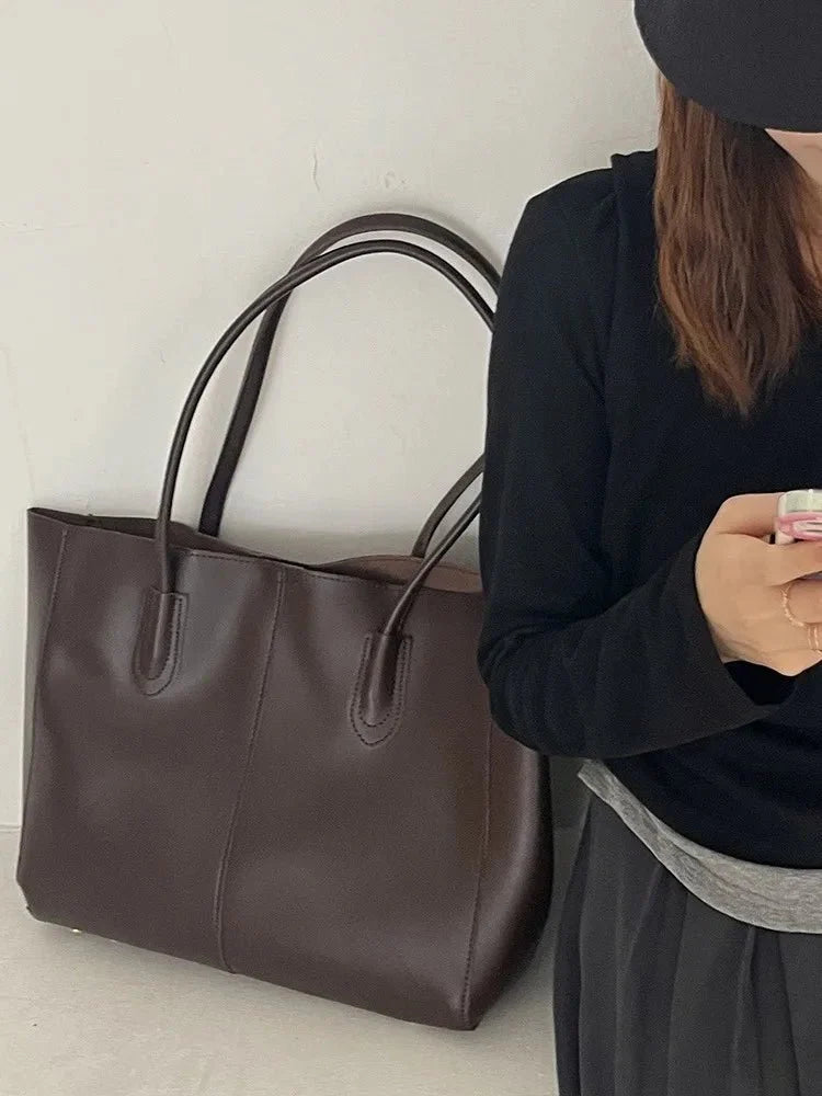Camille Leather Tote Bag