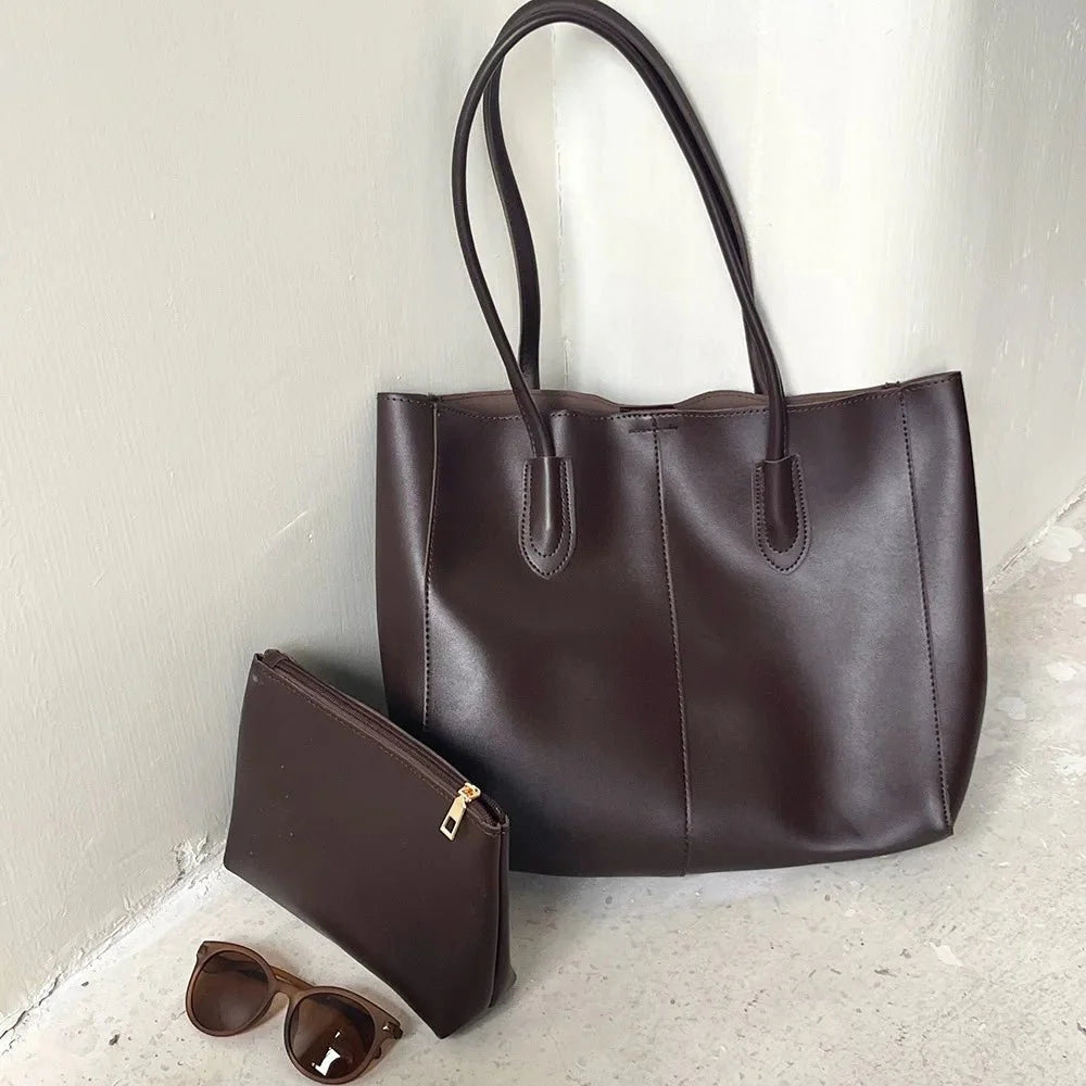 Camille Leather Tote Bag