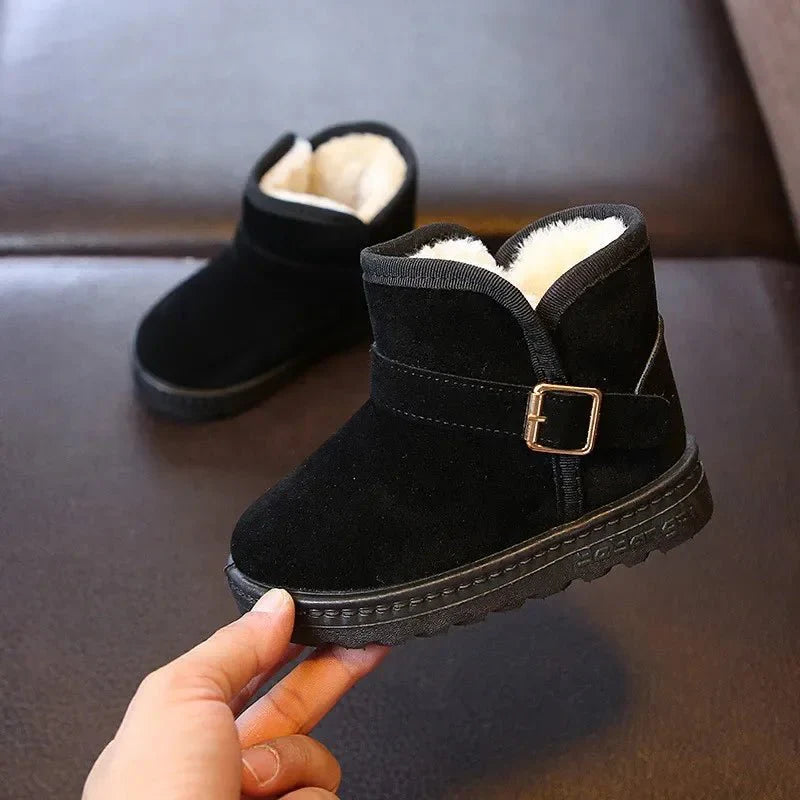 Chloe Kids Snow Boots with Buckle