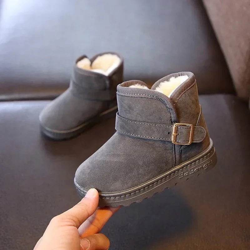 Chloe Kids Snow Boots with Buckle