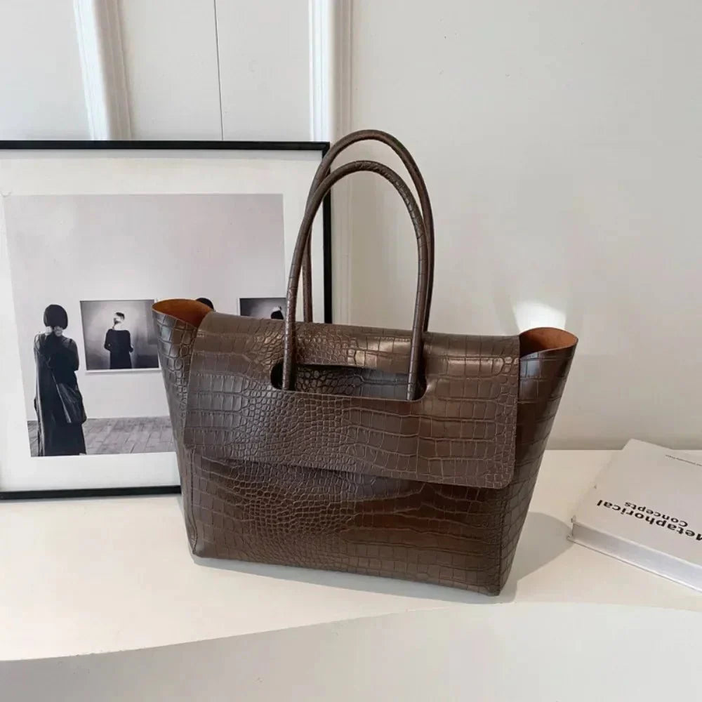 Claudia Handbag Crocodile Pattern