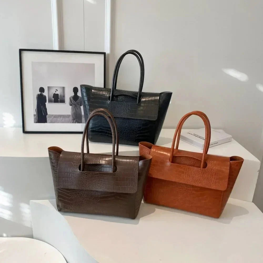Claudia Handbag Crocodile Pattern