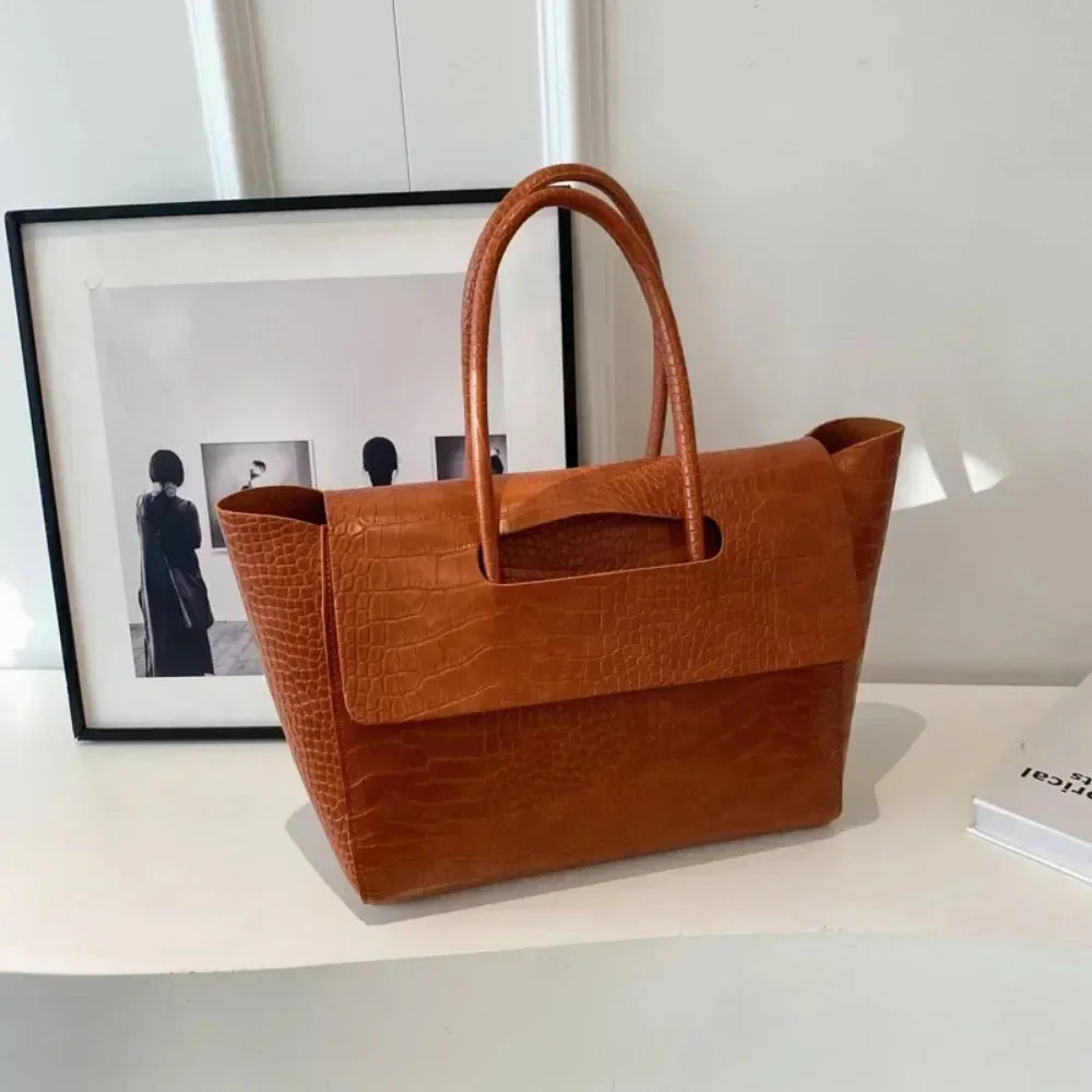 Claudia Handbag Crocodile Pattern