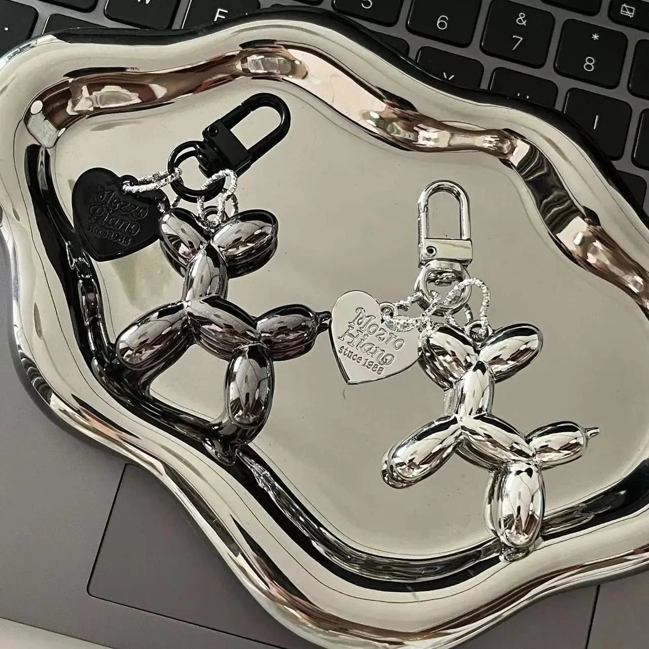 Cute Bubble Dog Keychain