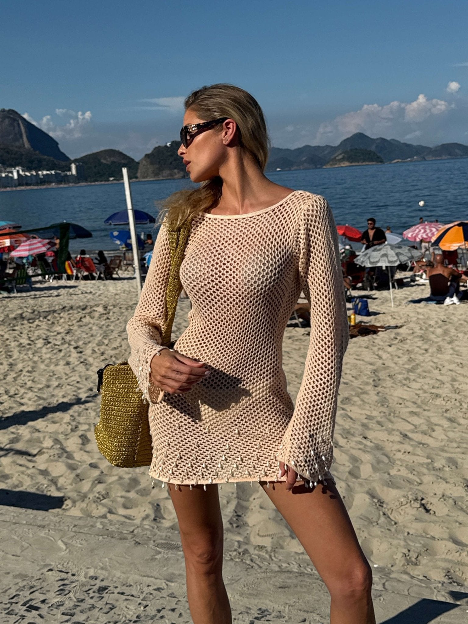 Darlene Mini Pearl Dress