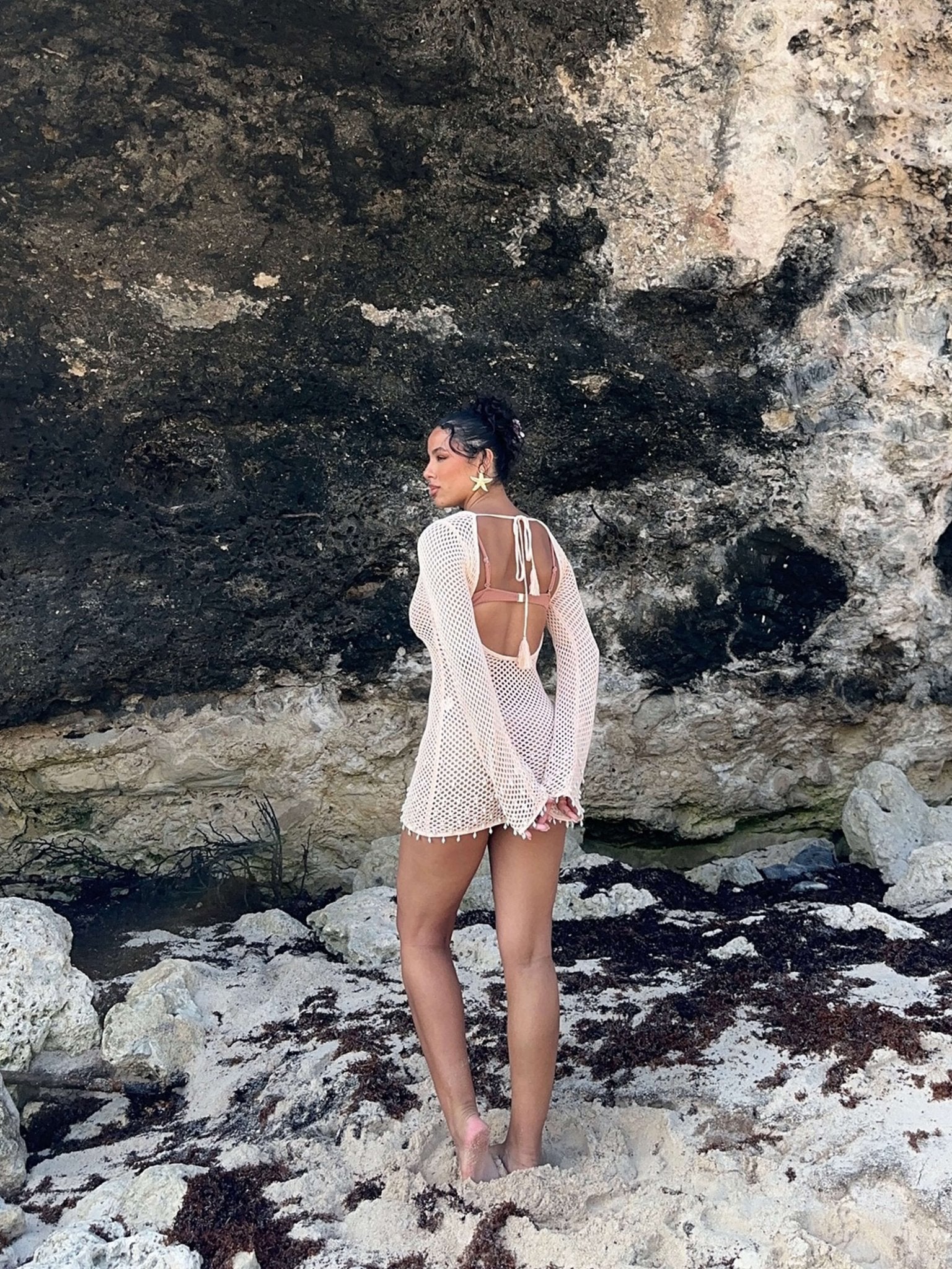 Darlene Mini Pearl Dress
