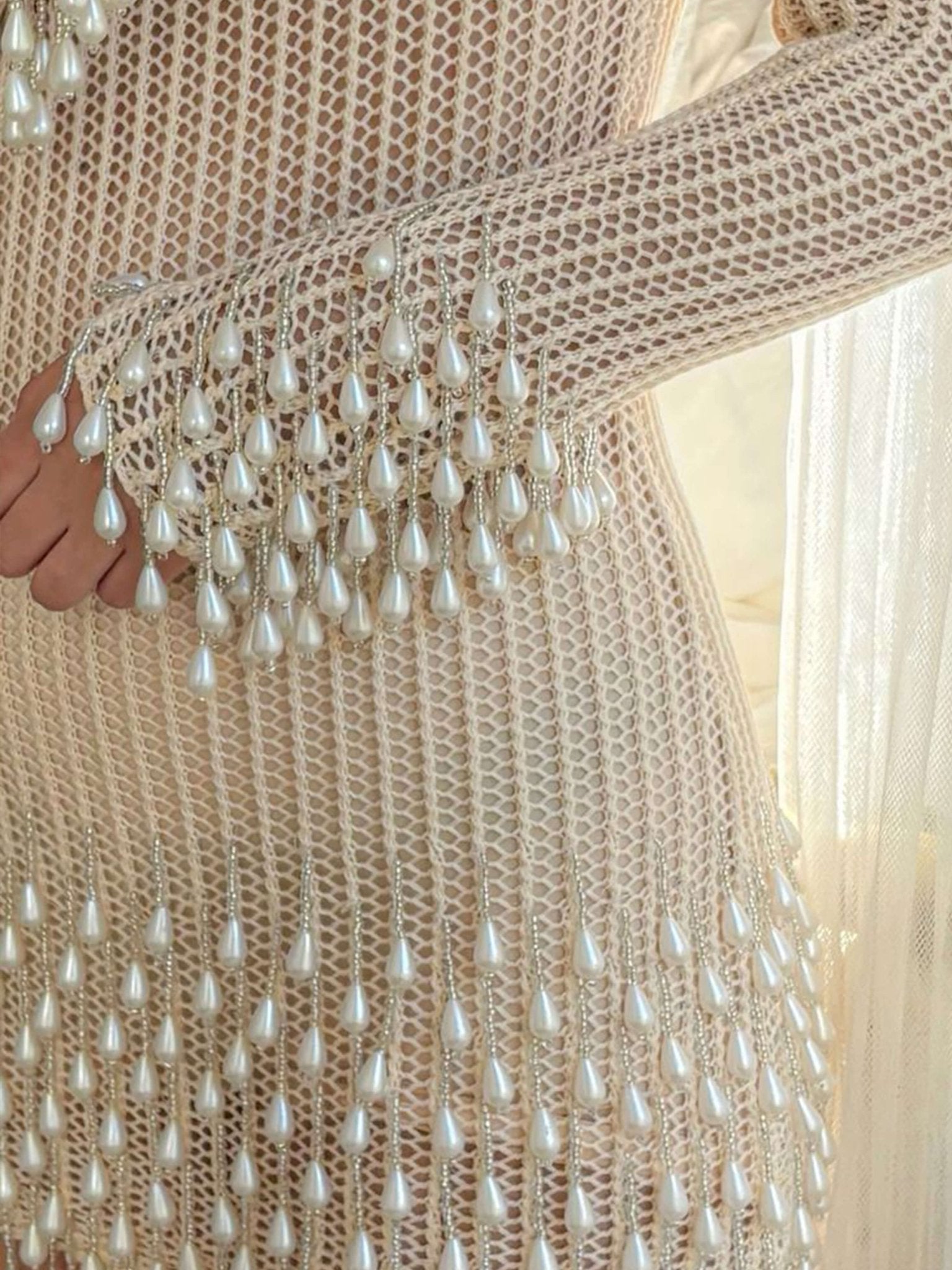 Darlene Mini Pearl Dress