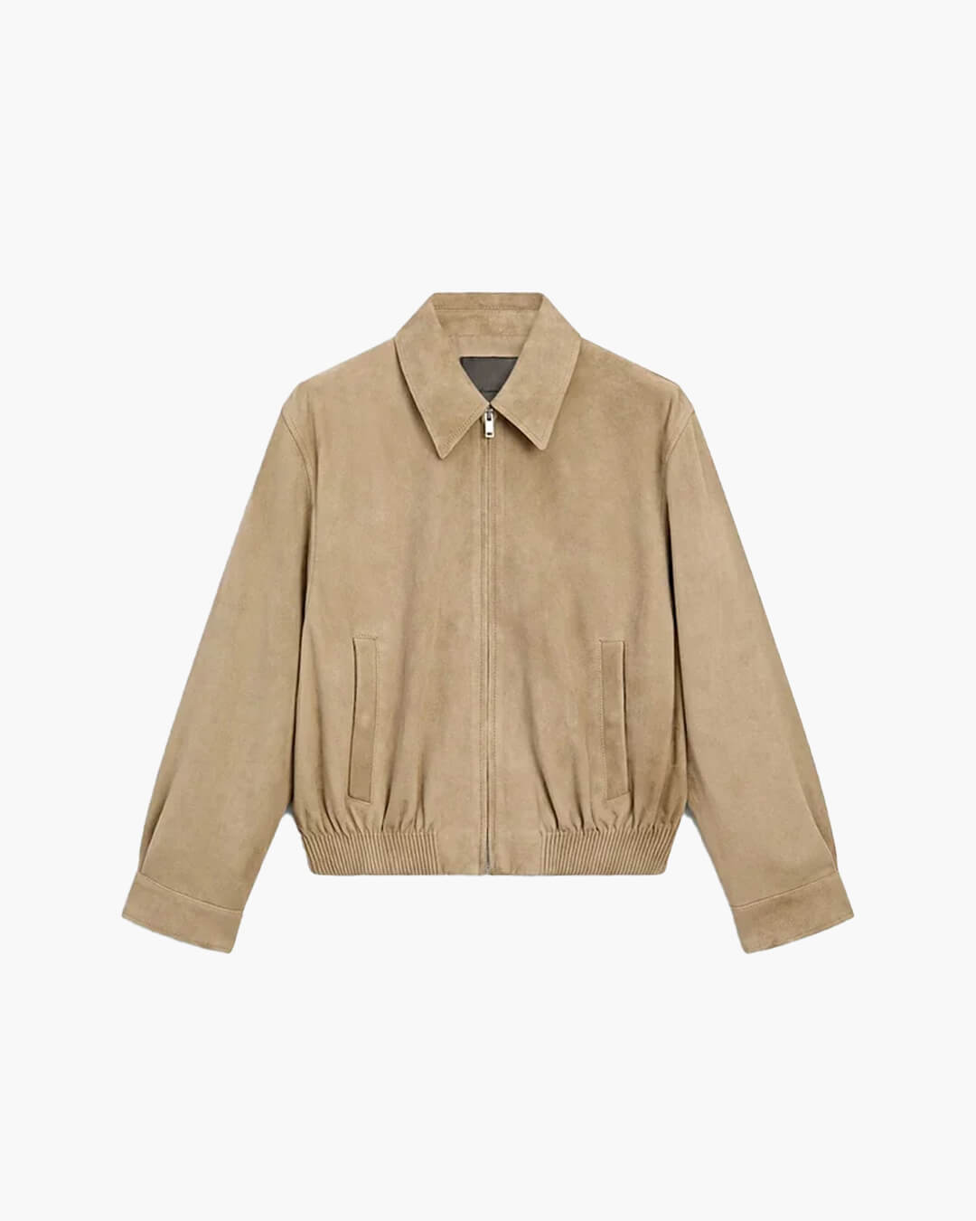 Emily Suede Bomber Jacket