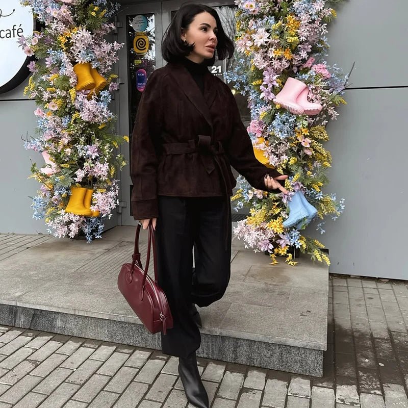 Evelyn Suede Jacket