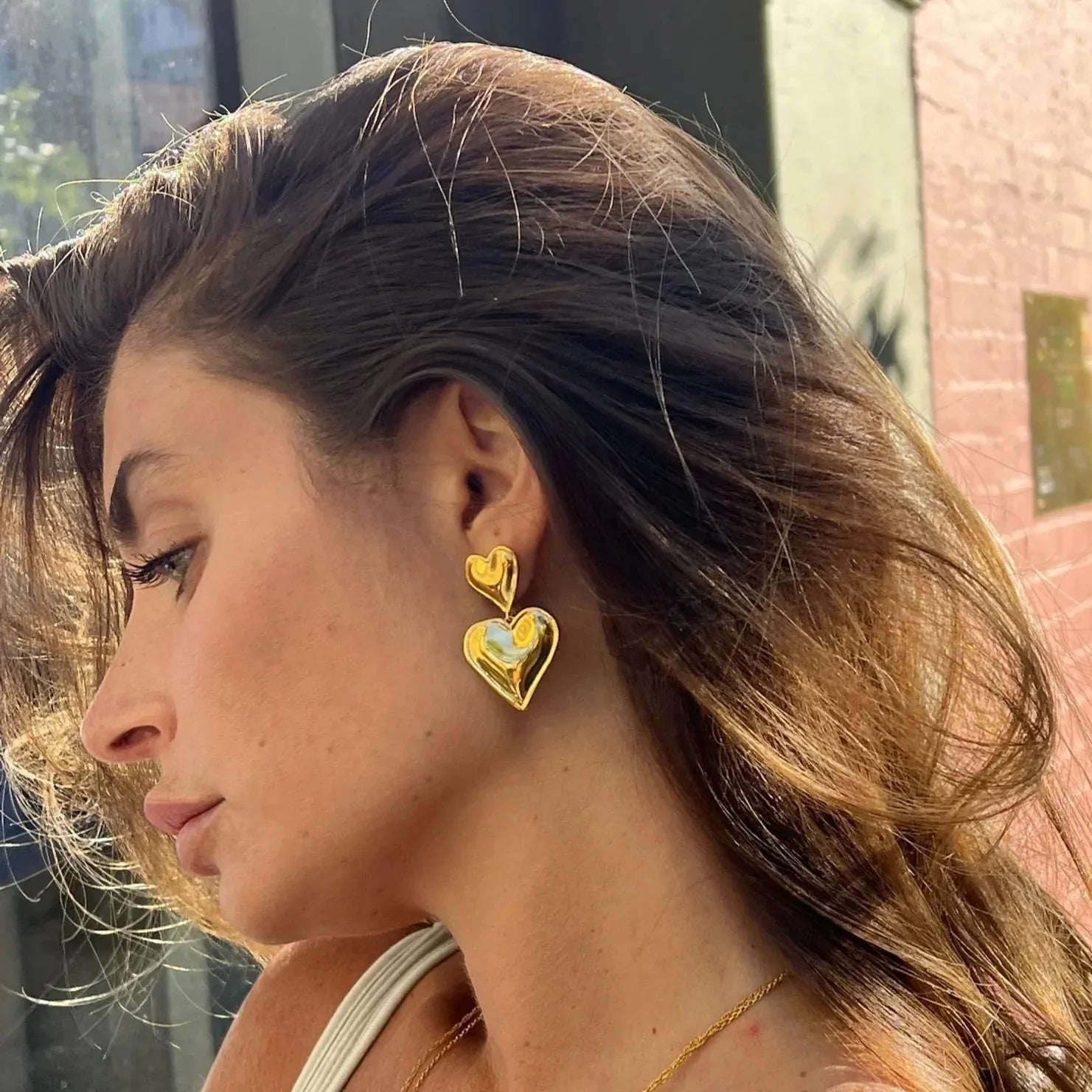 Heart earrings