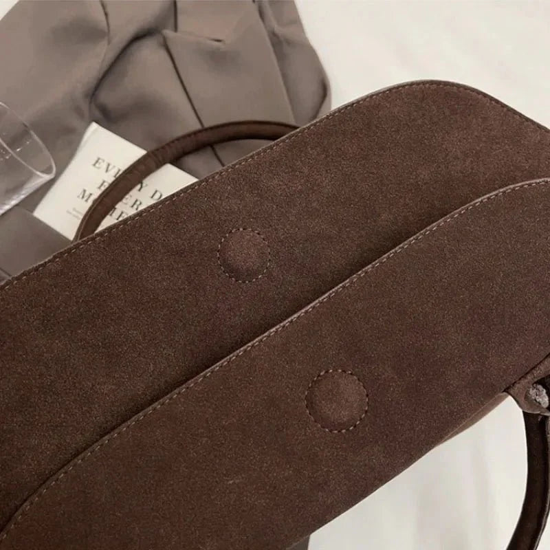 Isha Suede Shoulder Bag