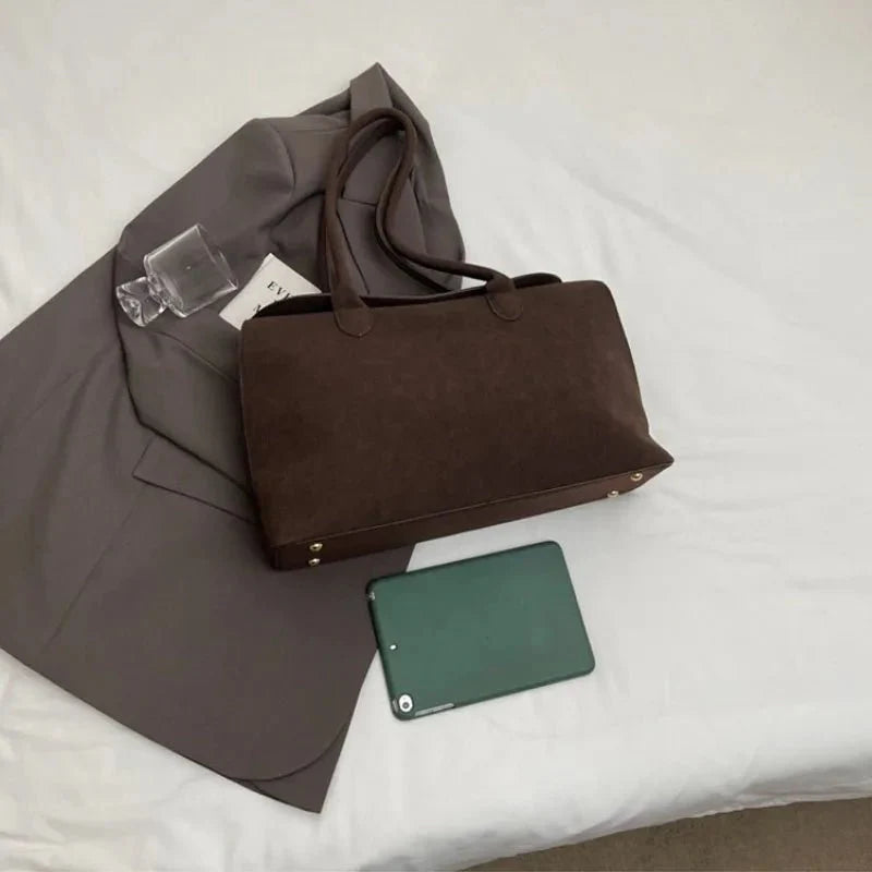 Isha Suede Shoulder Bag