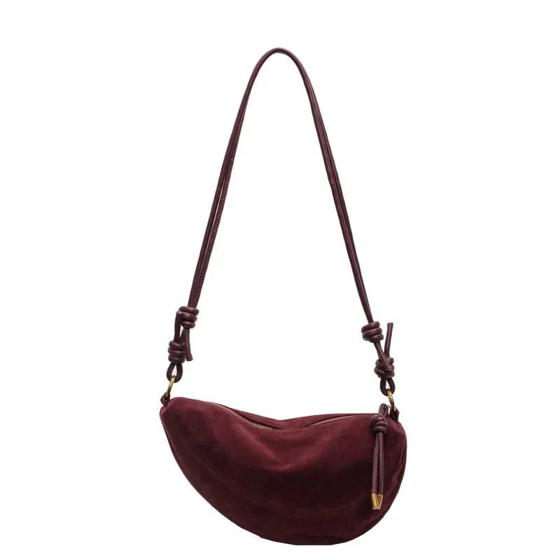 Mary Suede Shoulder Bag