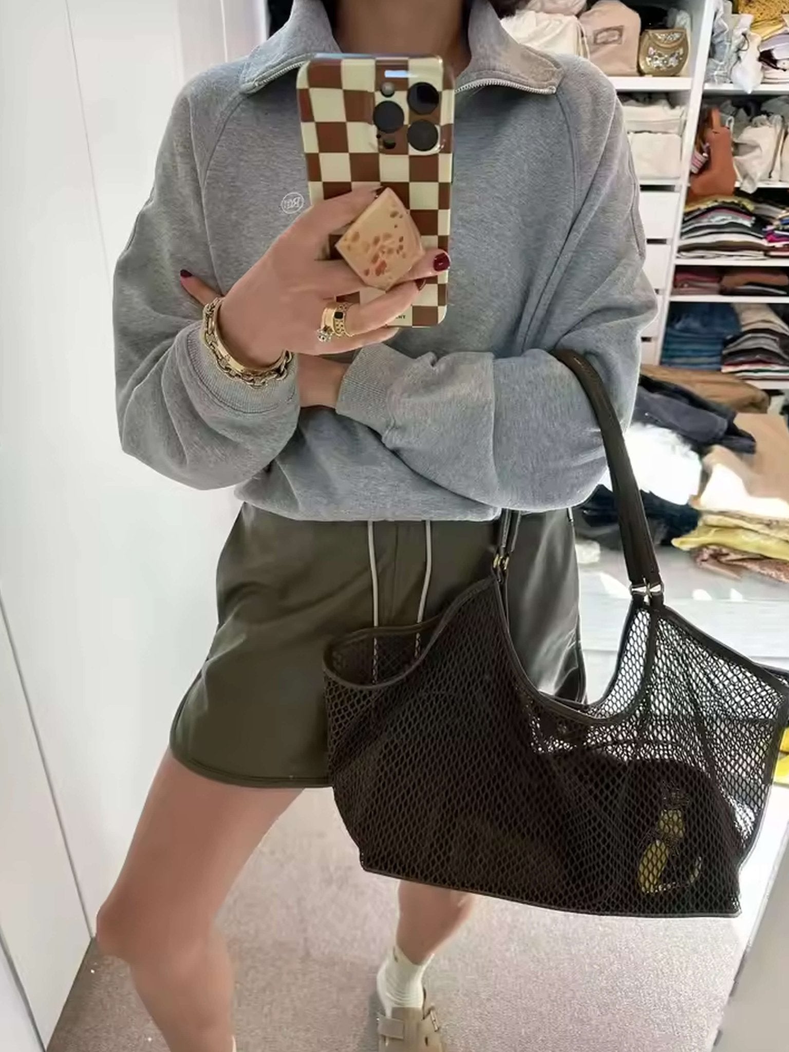 Maya Mesh Shopper Bag