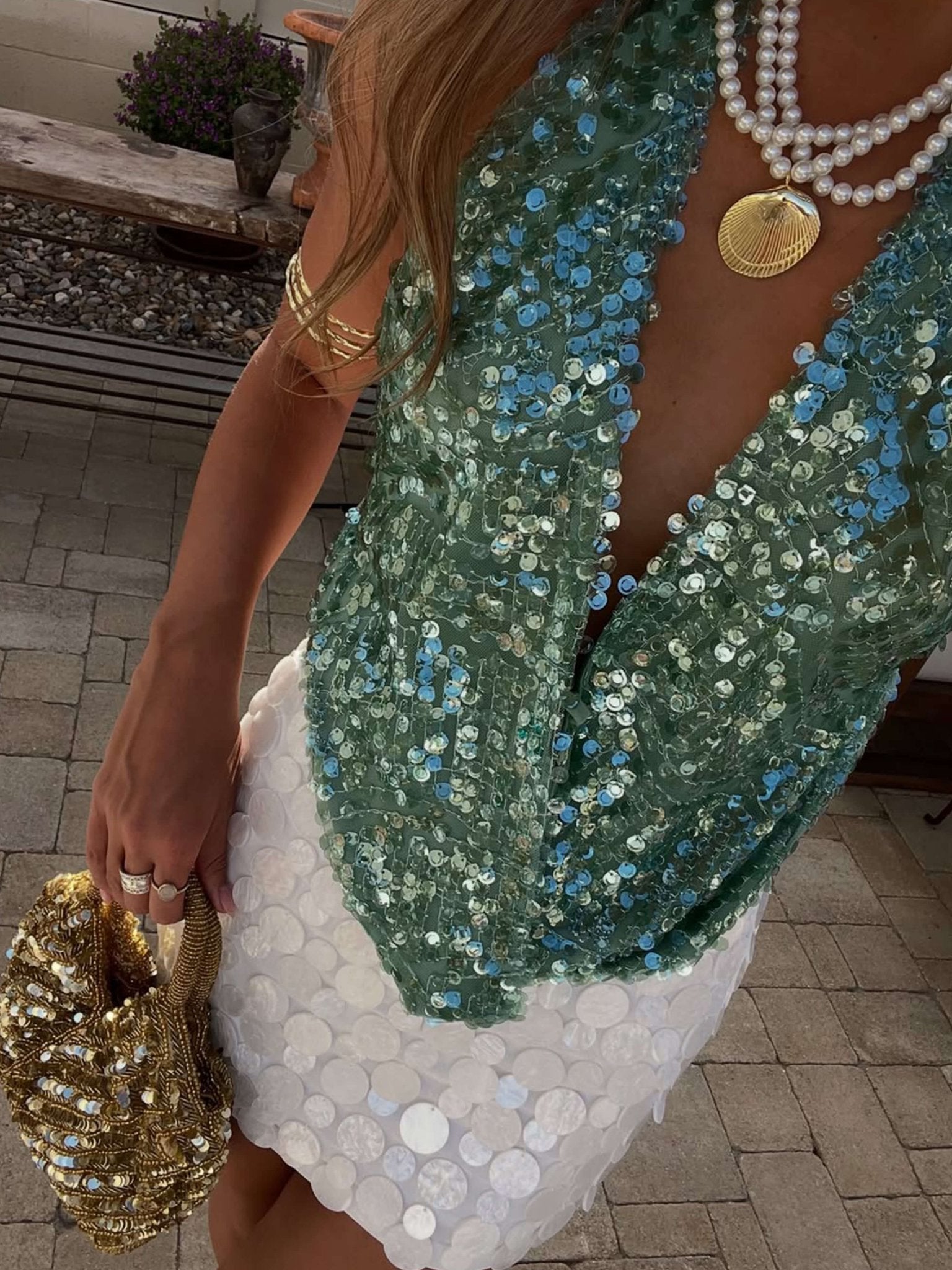Melody Shell Mini Skirt