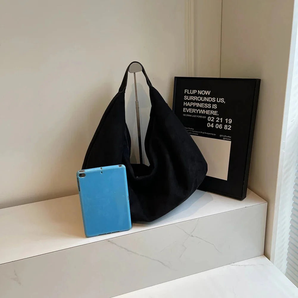 Odette Suede Hobo Handbag