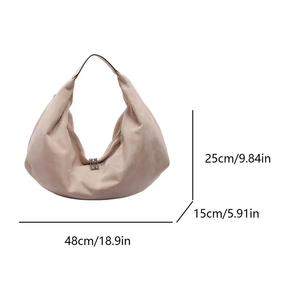 Odette Suede Hobo Handbag