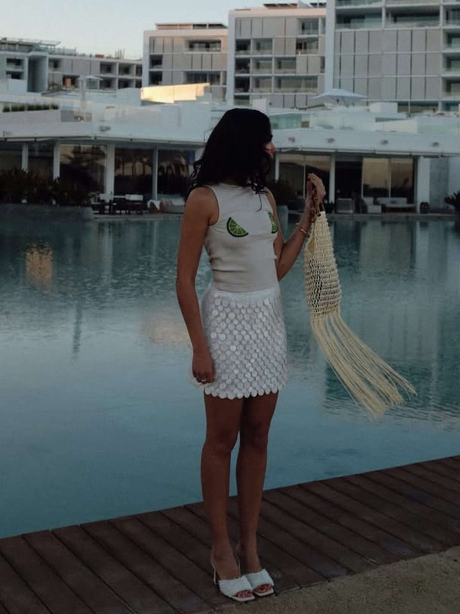 Rain Shell Mini Skirt