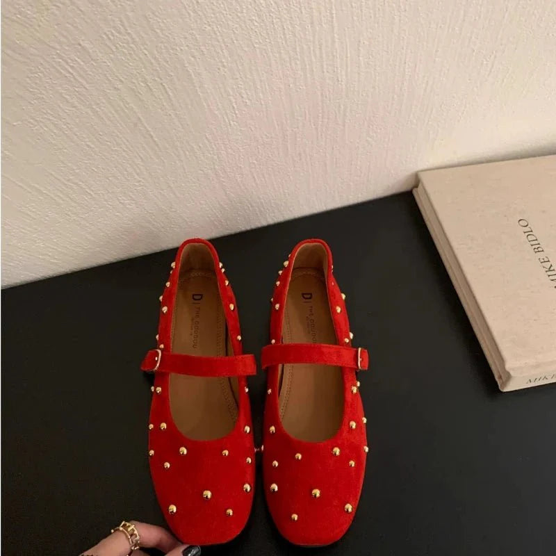 Rowena Suede Flats