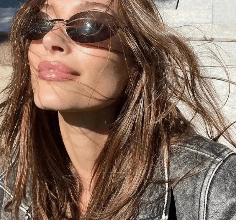 Scarlett Oval Retro Sunglasses
