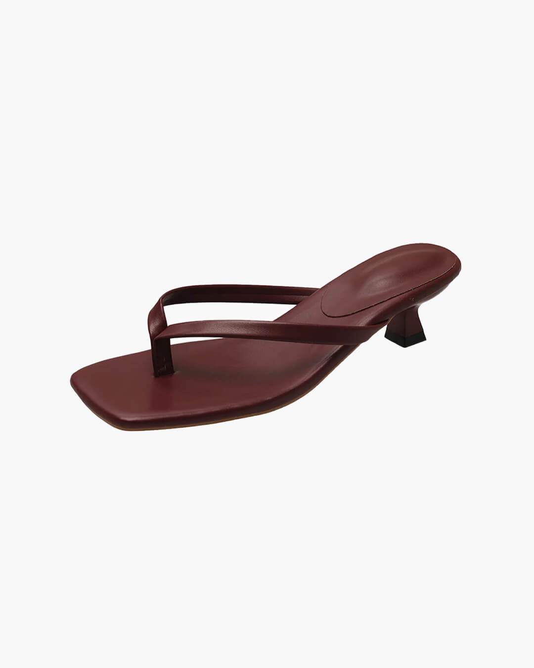 Talia Leather Kitten Heels