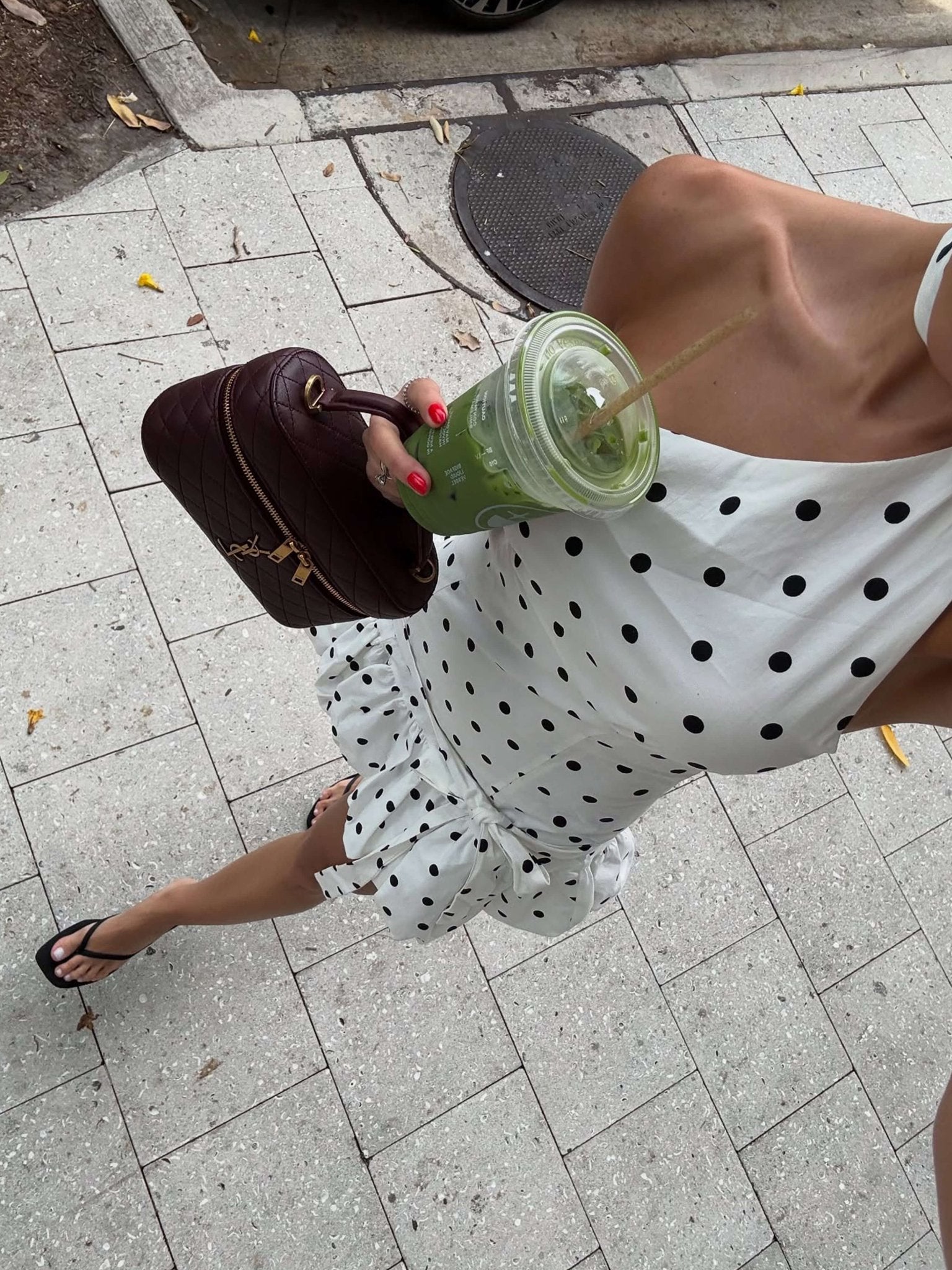 Tyra Polkadot Mini Dress